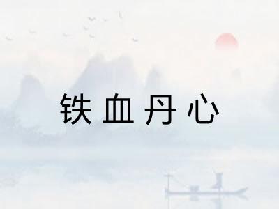 铁血丹心