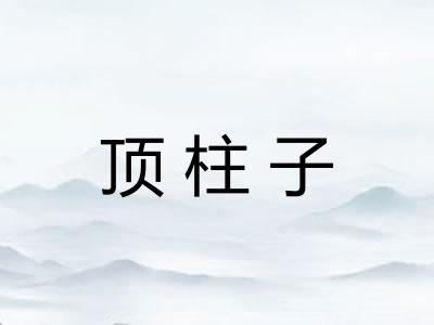 顶柱子