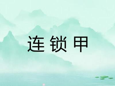 连锁甲