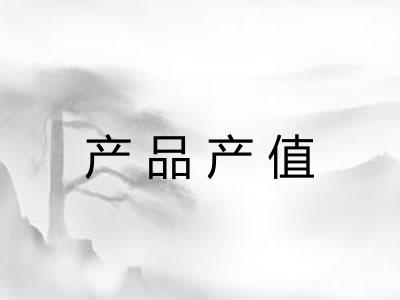 产品产值
