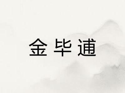 金毕逋