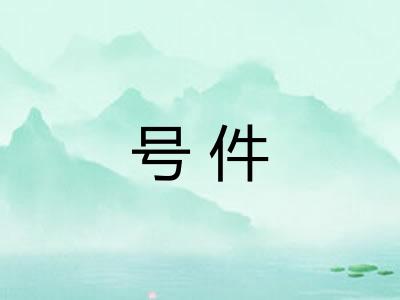 号件