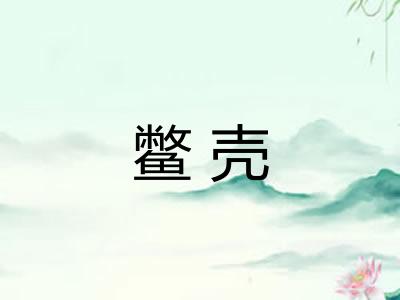 鳖壳