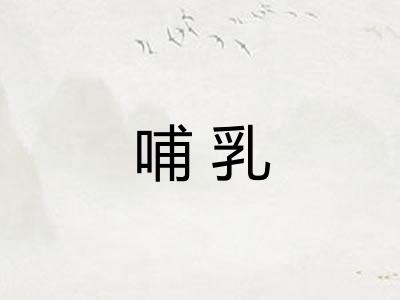 哺乳