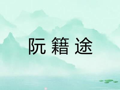 阮籍途