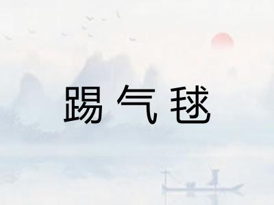 踢气毬