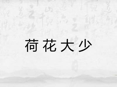 荷花大少