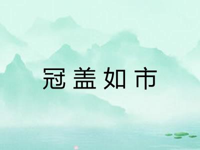 冠盖如市