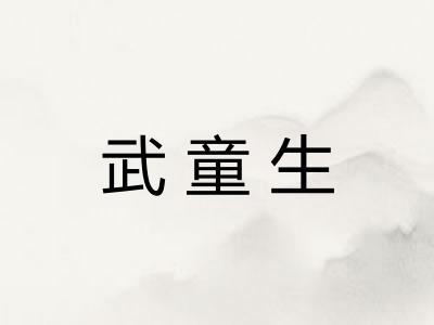 武童生