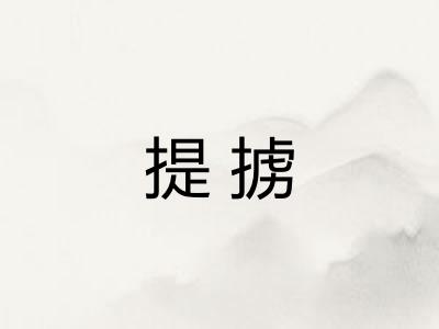提掳