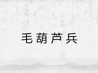 毛葫芦兵