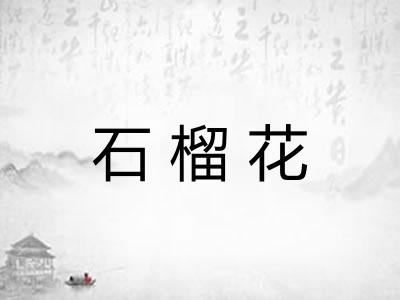 石榴花