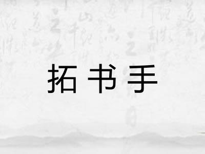 拓书手