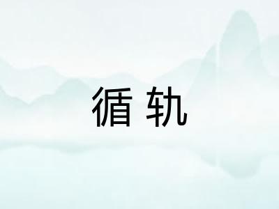 循轨