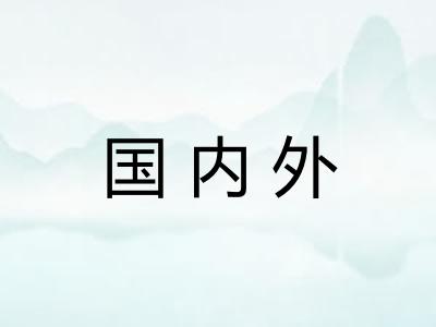 国内外