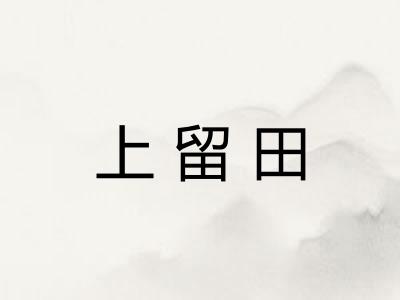 上留田