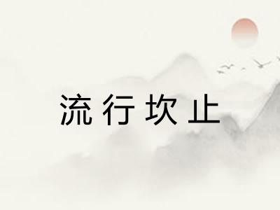 流行坎止