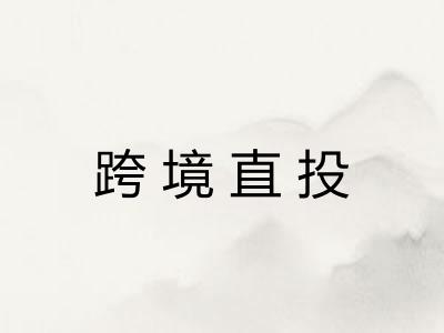 跨境直投