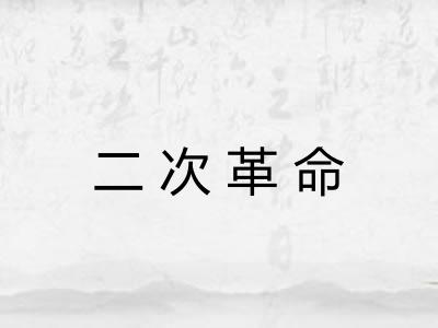二次革命