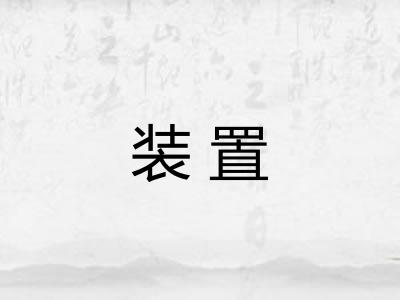 装置