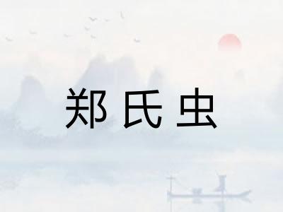 郑氏虫