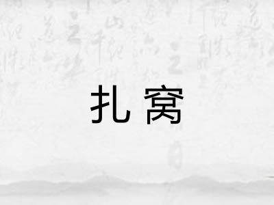 扎窝