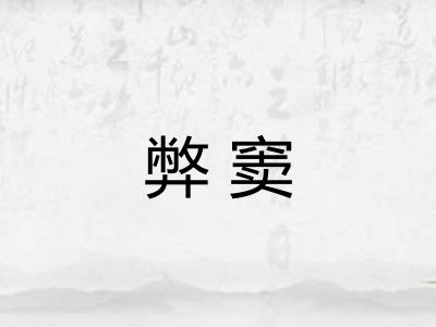 弊窦