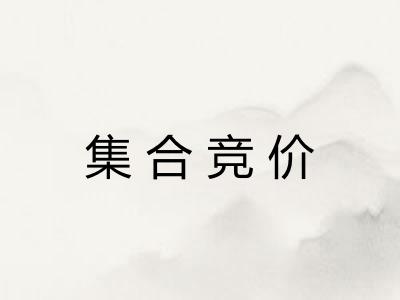 集合竞价