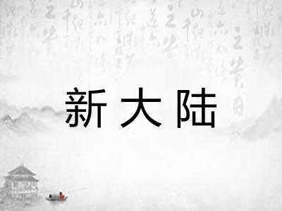 新大陆