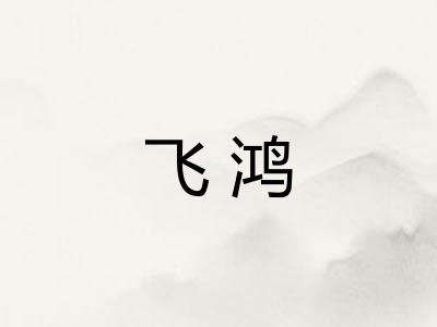 飞鸿