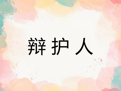 辩护人