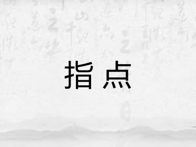 指点