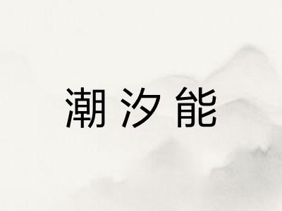 潮汐能