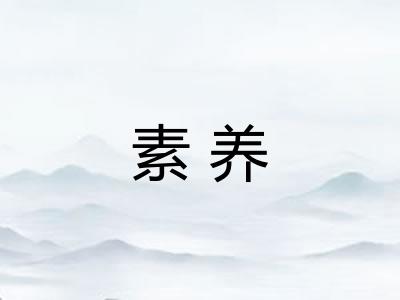 素养