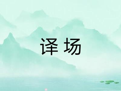 译场