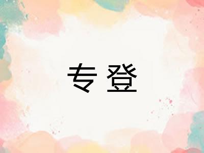 专登