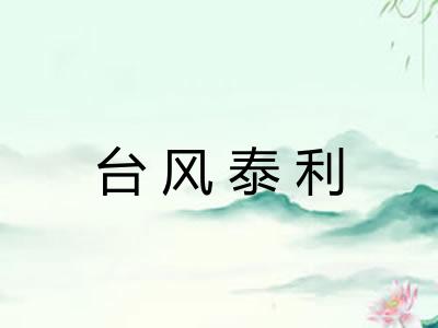 台风泰利