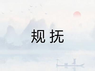 规抚