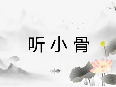 听小骨