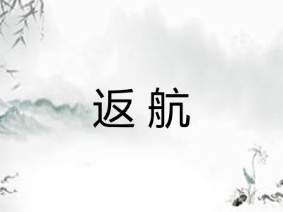 返航