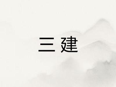 三建