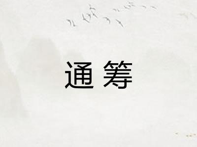 通筹