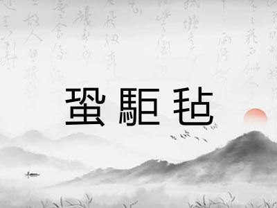 蛩駏毡