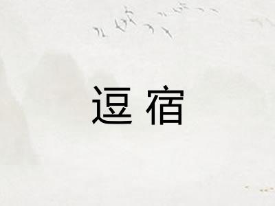 逗宿