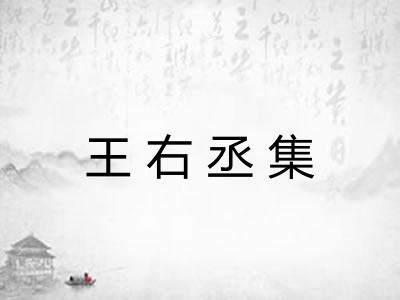 王右丞集