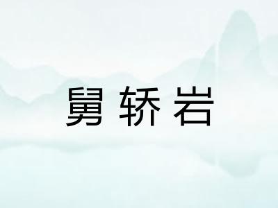舅轿岩