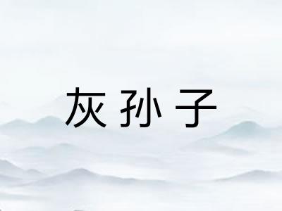灰孙子