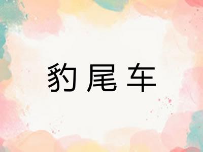 豹尾车