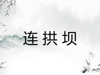 连拱坝
