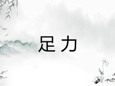 足力